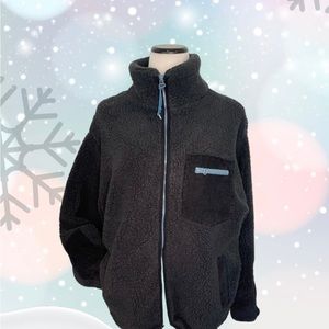 Urban Outfitters black Sherpa jacket